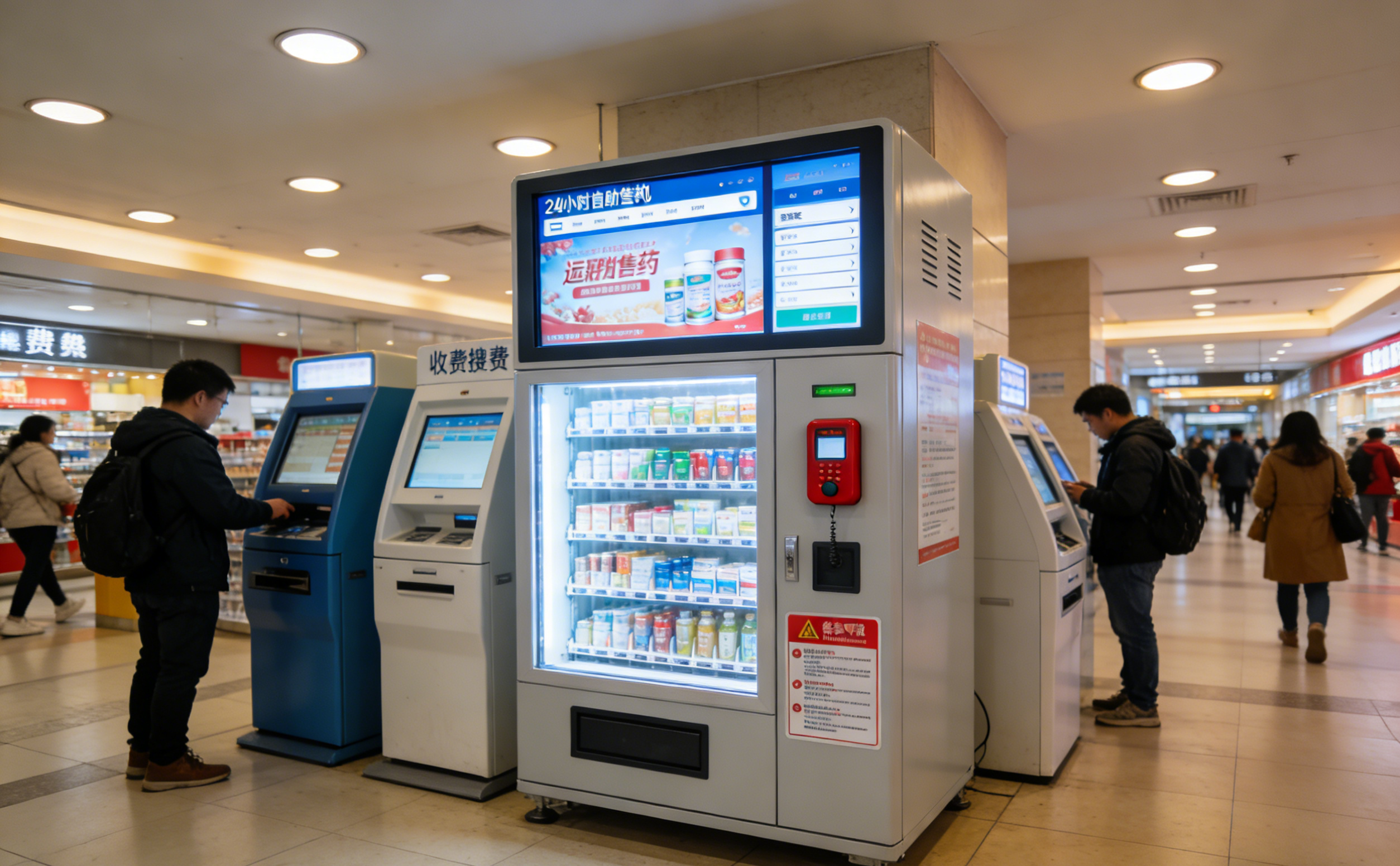 工業一體機在24小時自助售藥機中的應用